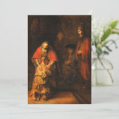 Rembrandt - terugkeer van de prodigal Son Kaart (Staand voorkant)
