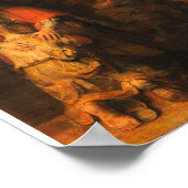 Rembrandt - Terugkeer van de prodigal Son Poster (Hoek)