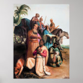 Rembrandt - The Baptism of the Eunuch, Poster (Voorkant)