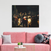 Rembrandt The Night Watch Canvas Afdruk (Insitu (Woonkamer))