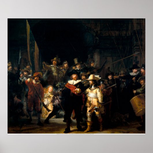 Rembrandt The Night Watch Poster (Voorkant)