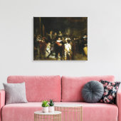 Rembrandt The Nightwatch Canvas Afdruk (Insitu (Woonkamer))