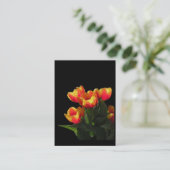 Rembrandt Tulips ATC-fotokaart Visitekaartje (Staand voorkant)
