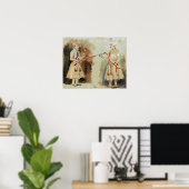 Rembrandt - Two Indian Noblemen 1654 Poster (Thuiskantoor)