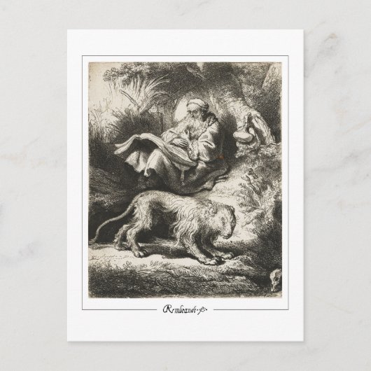 Rembrandt van Rijn #183 - Fine Art Briefkaart (Voorkant)