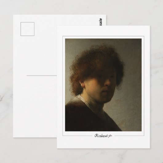 Rembrandt van Rijn #18 - Fine Art Briefkaart (Voorkant / Achterkant)