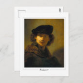 Rembrandt van Rijn #24 - Fine Art Briefkaart (Voorkant / Achterkant)