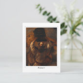 Rembrandt van Rijn #25 - Fine Art Briefkaart (Staand voorkant)