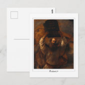 Rembrandt van Rijn #25 - Fine Art Briefkaart (Voorkant / Achterkant)