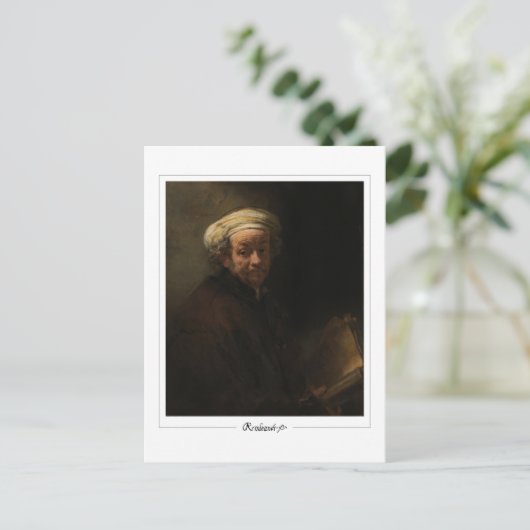 Rembrandt van Rijn #373 - Fine Art Briefkaart (Staand voorkant)