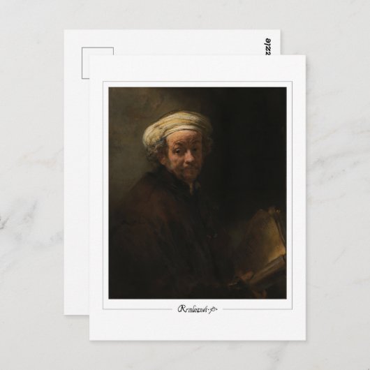 Rembrandt van Rijn #373 - Fine Art Briefkaart (Voorkant / Achterkant)