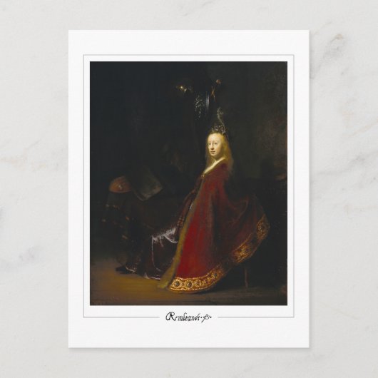 Rembrandt van Rijn #497 - Fijne Kunst Briefkaart (Voorkant)