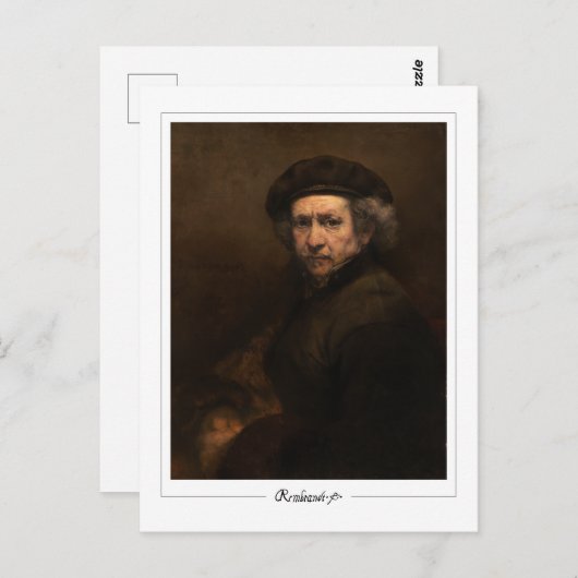 Rembrandt van Rijn #543 - Fine Art Briefkaart (Voorkant / Achterkant)