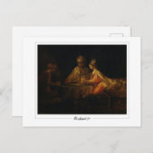 Rembrandt van Rijn #70 - Fine Art Briefkaart (Voorkant / Achterkant)