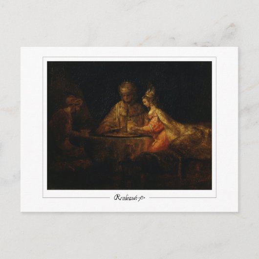 Rembrandt van Rijn #70 - Fine Art Briefkaart (Voorkant)