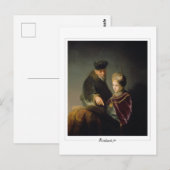 Rembrandt van Rijn #9 - Kunst Briefkaart (Voorkant / Achterkant)