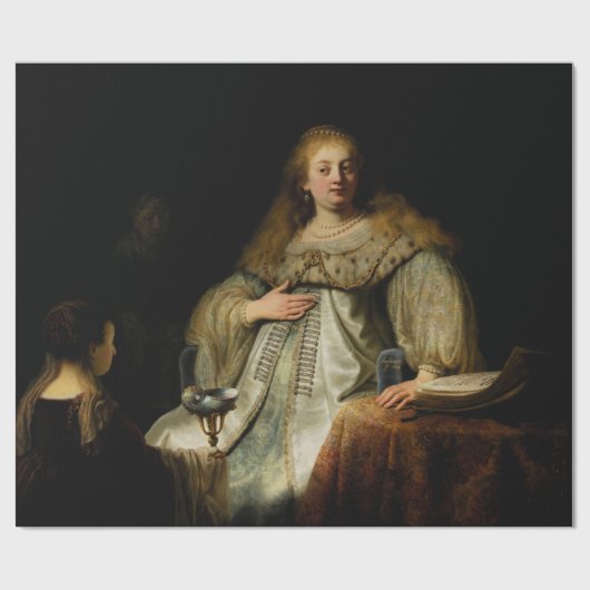 Rembrandt van Rijn Artemisia Cadeaupapier (Vlak)