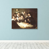 Rembrandt van Rijn - De anatomieles Canvas Afdruk (Insitu (Houten vloer))