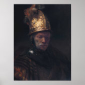 Rembrandt van Rijn, Man met de gouden helm Poster (Voorkant)