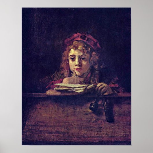 Rembrandt van Rijn - Portret van Titus Poster (Voorkant)