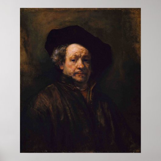 Rembrandt Van Rijn, Self-Portrait, 1660 Poster (Voorkant)