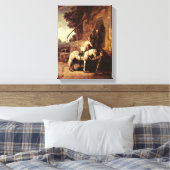 Rembrandt van Rijn - The Good Samaritan Canvas Afdruk (Insitu (Slaapkamer))