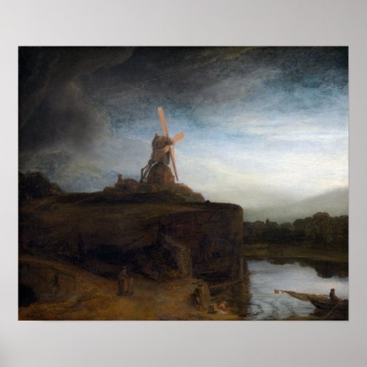 Rembrandt van Rijn The Mill Poster (Voorkant)