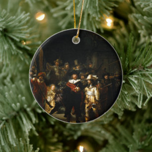 Rembrandt van Rijn The Night Watch Keramisch Ornament