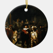 Rembrandt van Rijn The Night Watch Keramisch Ornament (Voorkant)