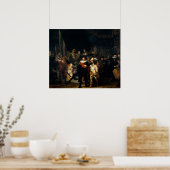 Rembrandt Van Rijn, The Night Watch Poster (Keuken)