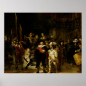 REMBRANDT VAN RIJN- The Nightwatch 1642 Poster (Voorkant)