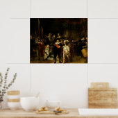 REMBRANDT VAN RIJN- The Nightwatch 1642 Poster (Keuken)
