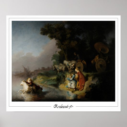 Rembrandt van Rijn Zedign Art Poster #11 (Voorkant)