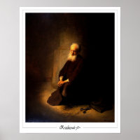 Rembrandt van Rijn Zedign Art Poster #144