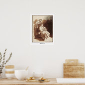 Rembrandt van Rijn Zedign Art Poster #157 (Keuken)
