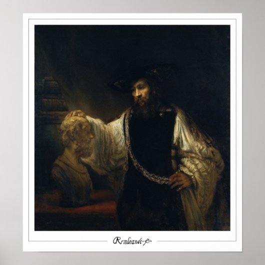 Rembrandt van Rijn Zedign Art Poster #21 (Voorkant)
