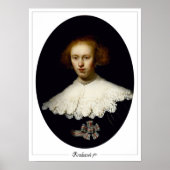 Rembrandt van Rijn Zedign Art Poster #252 (Voorkant)