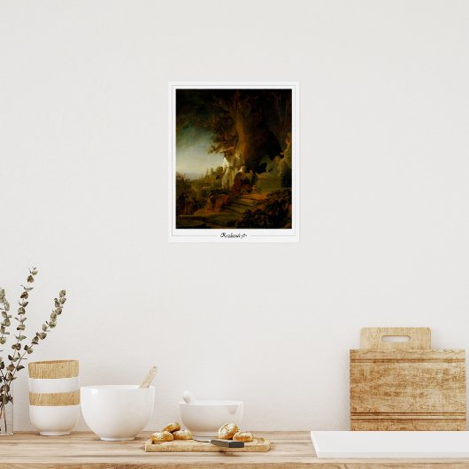 Rembrandt van Rijn Zedign Art Poster #32 (Keuken)