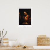 Rembrandt van Rijn Zedign Art Poster #329 (Keuken)