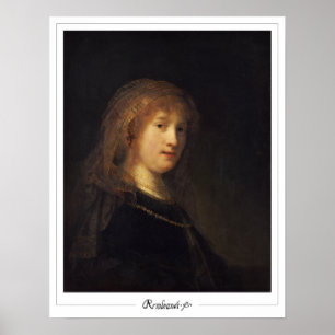 Rembrandt van Rijn Zedign Art Poster #4