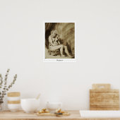 Rembrandt van Rijn Zedign Art Poster #443 (Keuken)