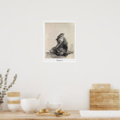 Rembrandt van Rijn Zedign Art Poster #49 (Keuken)