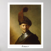 Rembrandt van Rijn Zedign Art Poster #5 (Voorkant)
