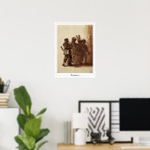 Rembrandt van Rijn Zedign Art Poster #533 (Thuiskantoor)