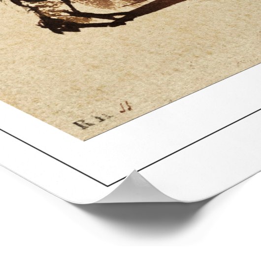 Rembrandt van Rijn Zedign Art Poster #533 (Hoek)