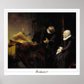 Rembrandt van Rijn Zedign Art Poster #669 (Voorkant)