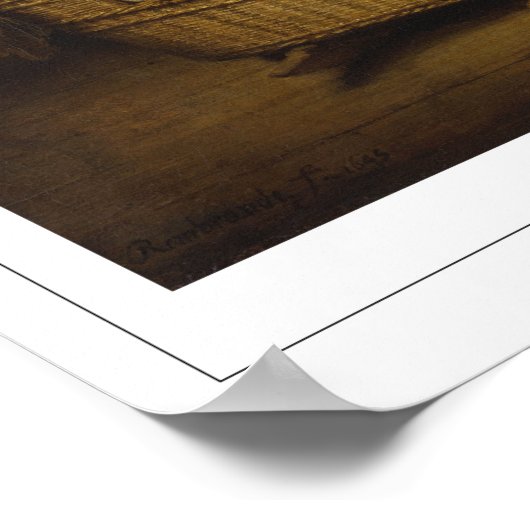 Rembrandt van Rijn Zedign Art Poster #672 (Hoek)