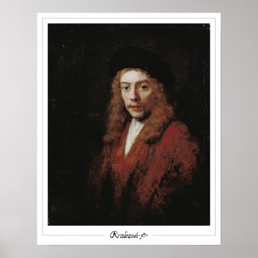 Rembrandt van Rijn Zedign Art Poster #7 (Voorkant)