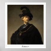 Rembrandt van Rijn Zedign Art Poster #713 (Voorkant)