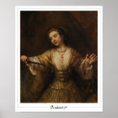 Rembrandt van Rijn Zedign Art Poster #717 (Voorkant)